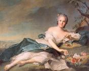 Henrietta of France as Flora - 让·马克·纳迪尔